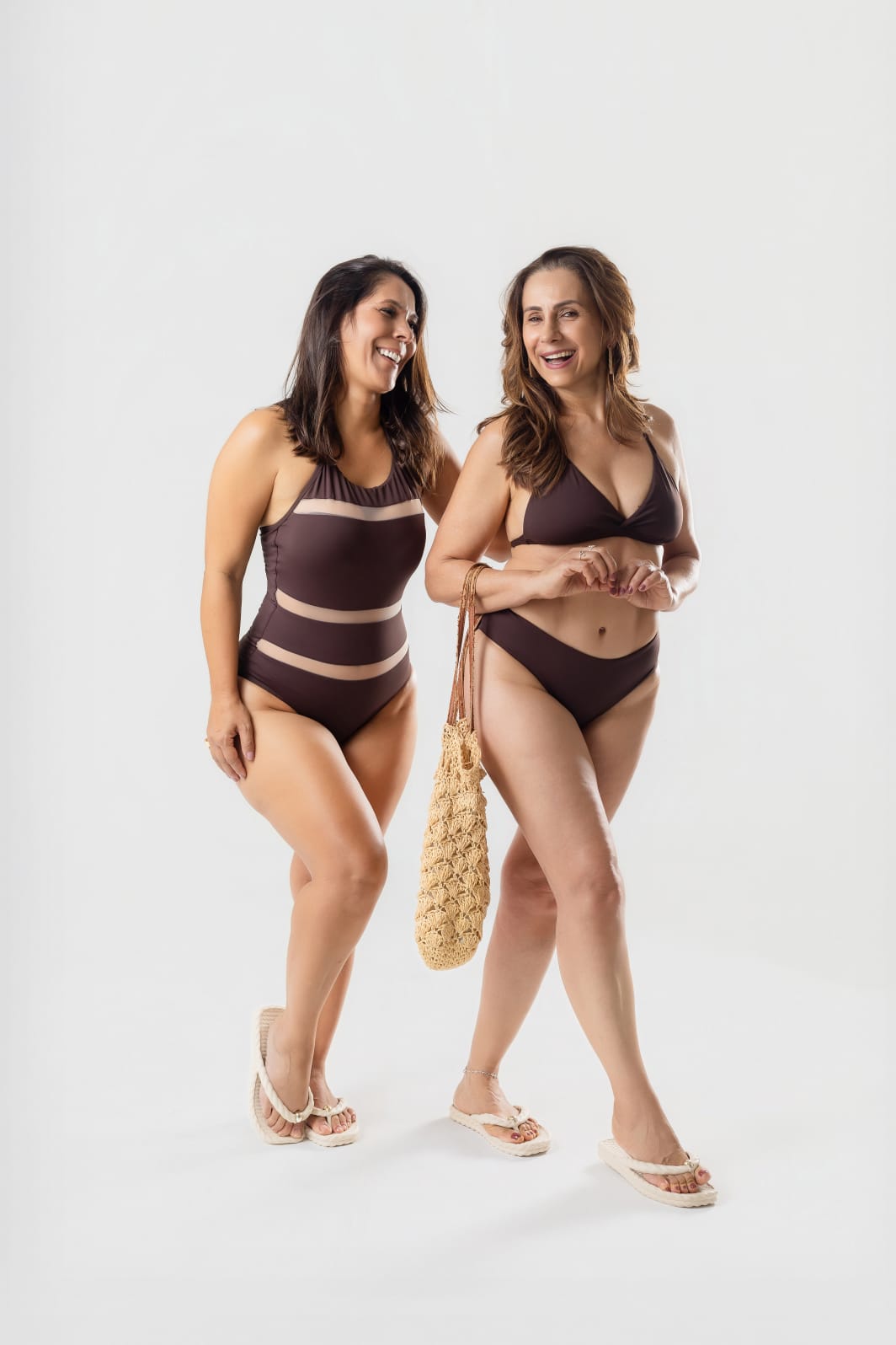 Conjunto de biquíni Top Laisla com calcinha Mary Rasdu